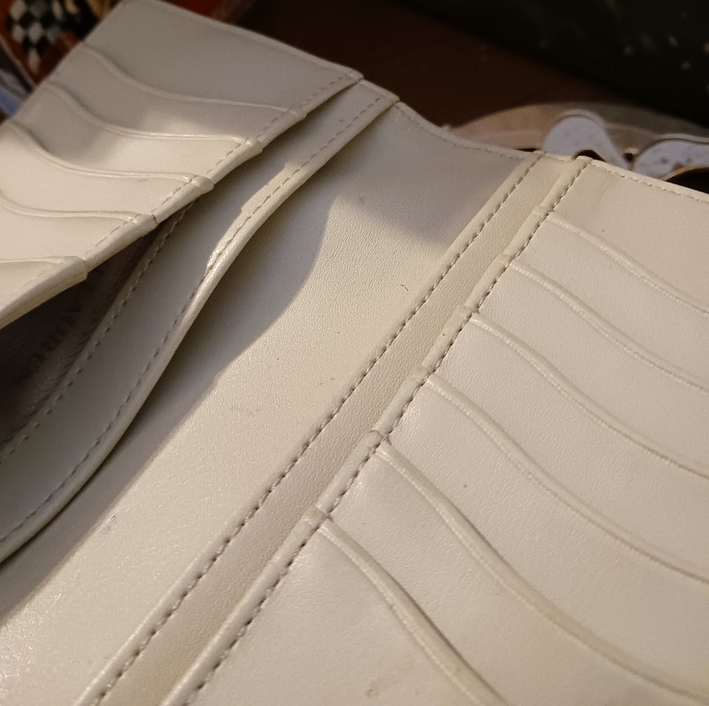 👛👜 Ralph Lauren Iconic Blue&Beige🌼 🌸Vintage Leather Wallet♥️Nice Gift 🎁 💙 - Picture 9 of 16